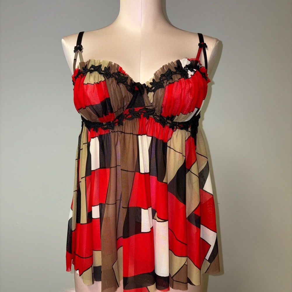 La SENZA Red and Black Lingerie